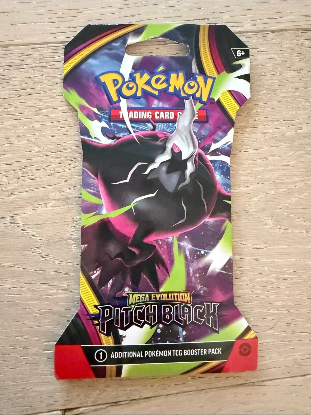 Pokemon Pitch Black Booster Pack - Black, Purple, Pink, Green, Yellow